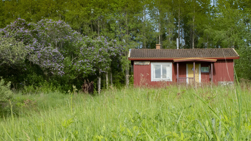 Hälsingestugan rastplats vid Tysslingen